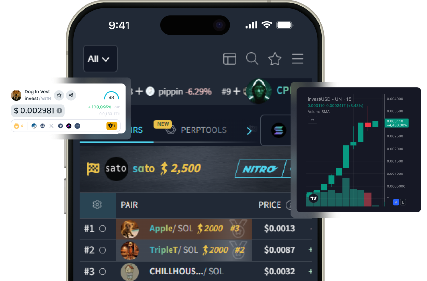 DEXTools mobile app